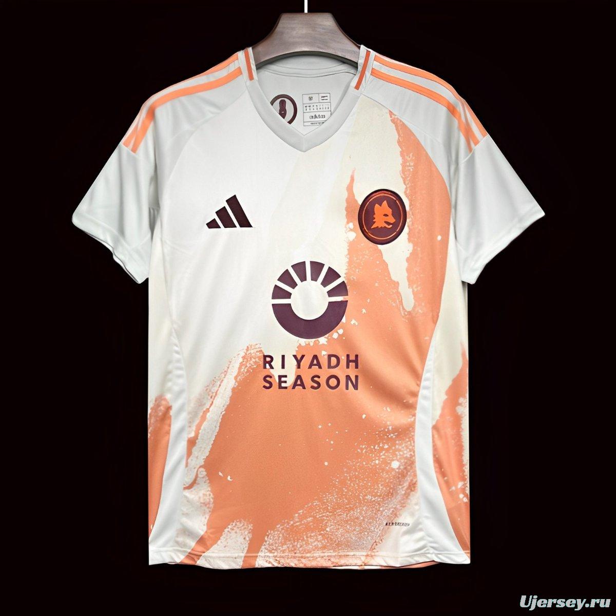 24/25 AS Roma Away White Jersey