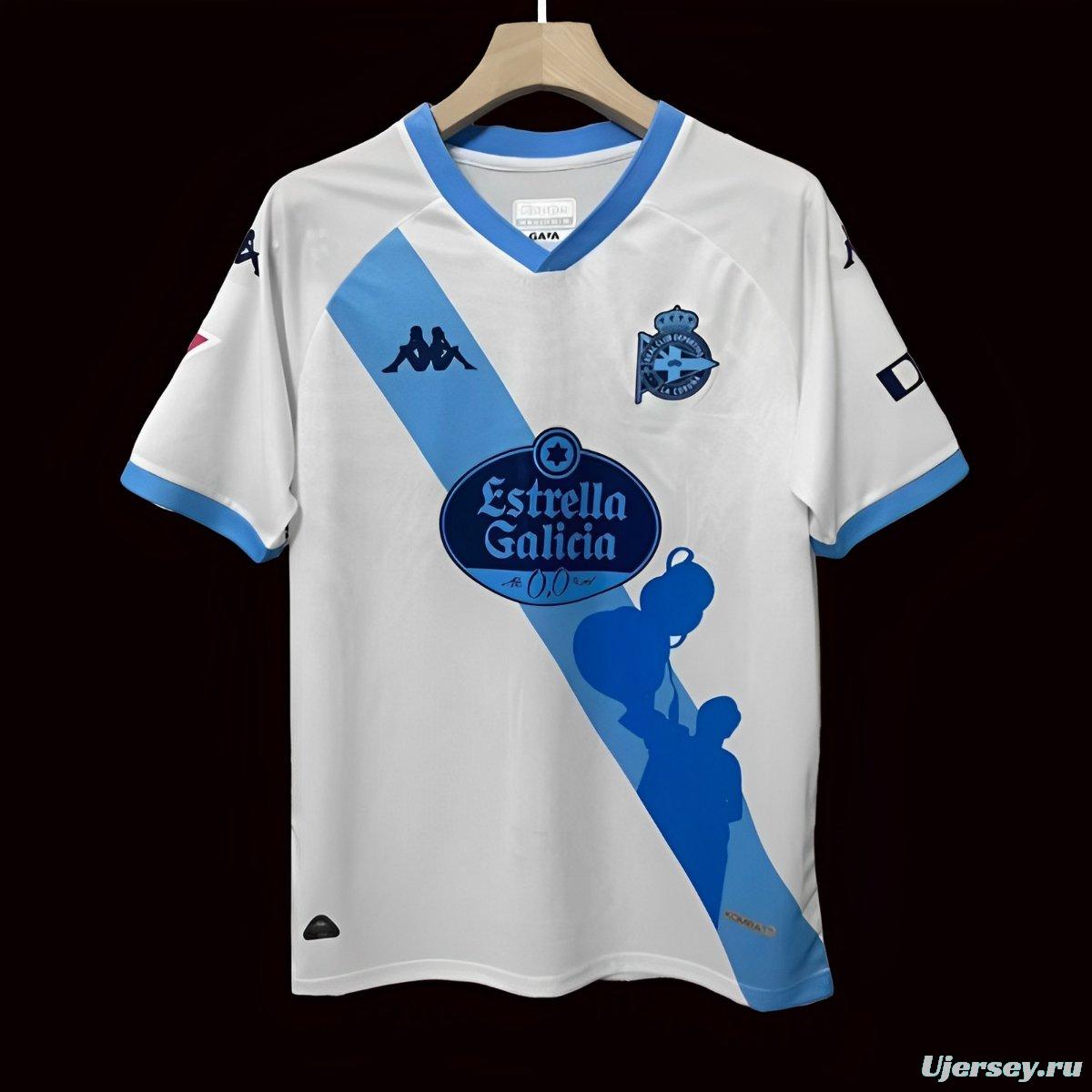 24/25 Deportivo De La Coruna Away White Jersey