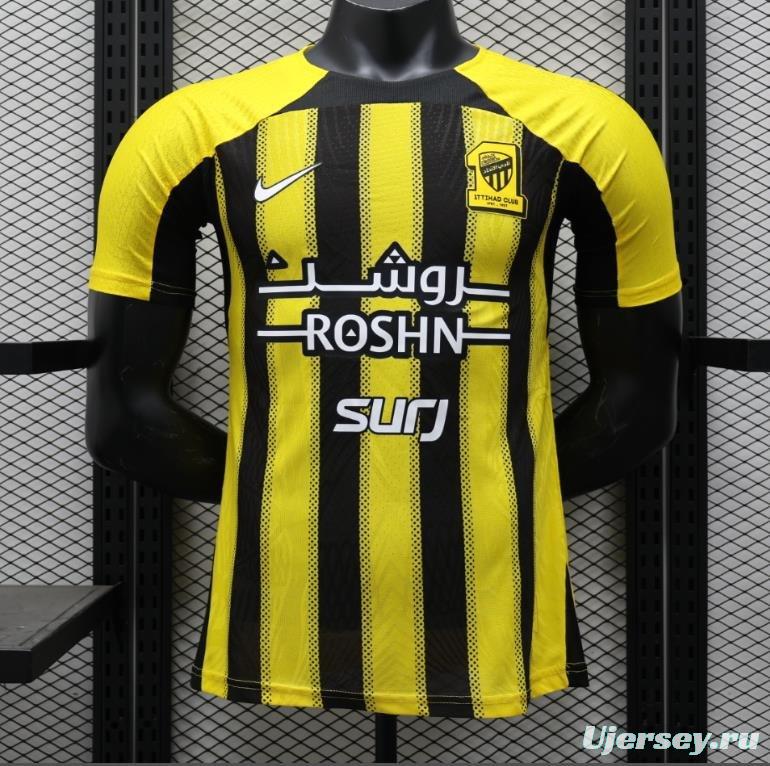 Player Version 24/25 Al-Ittihad Home Jersey