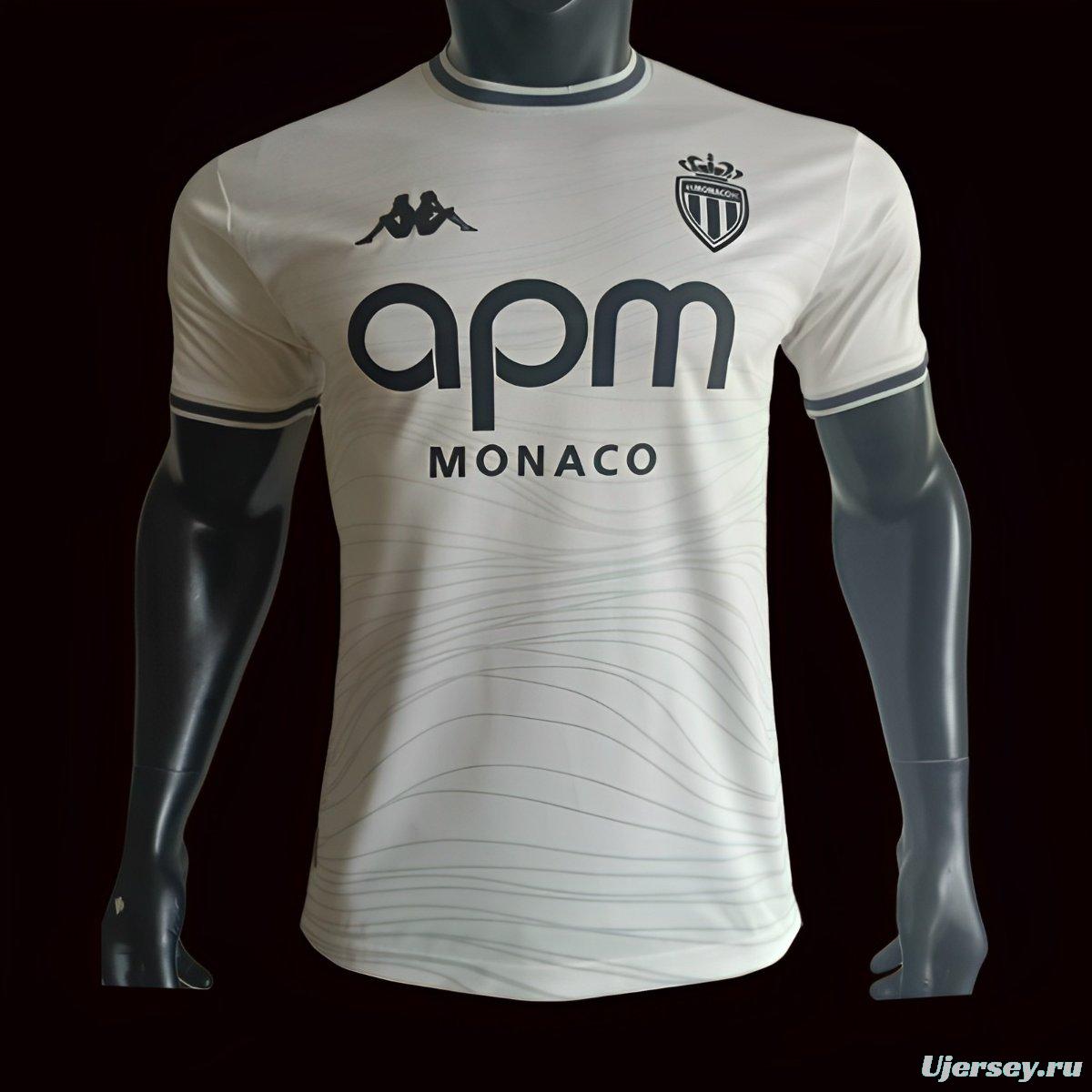 Player Version 24/25 Monaco Away Grey Jersey