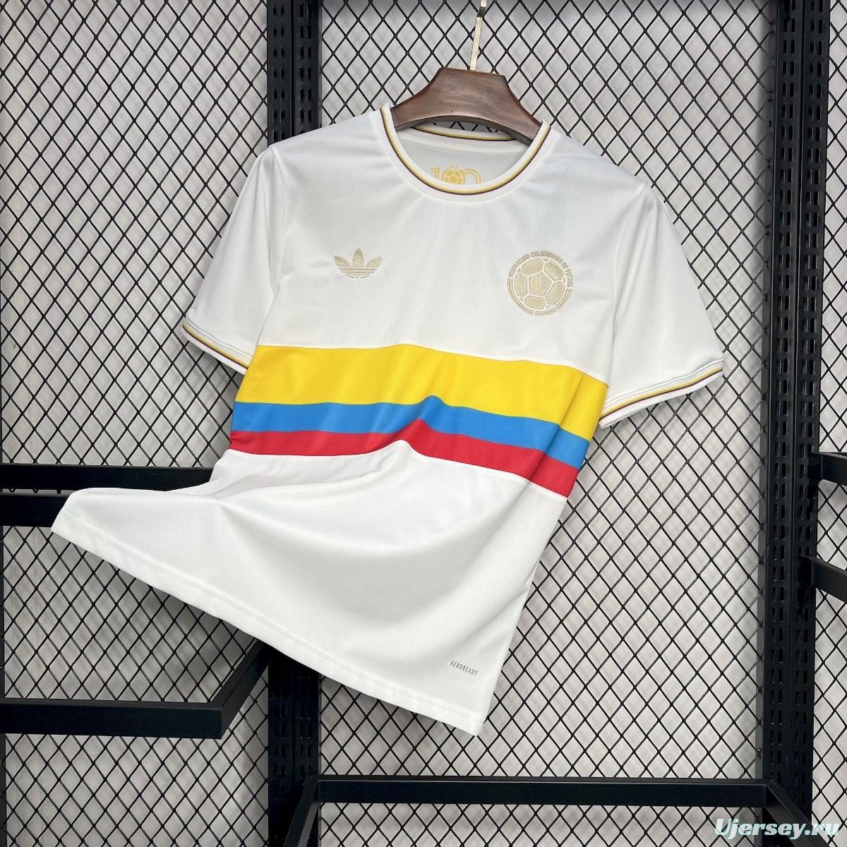 2024 Colombia White 120Th Anniversary Jersey