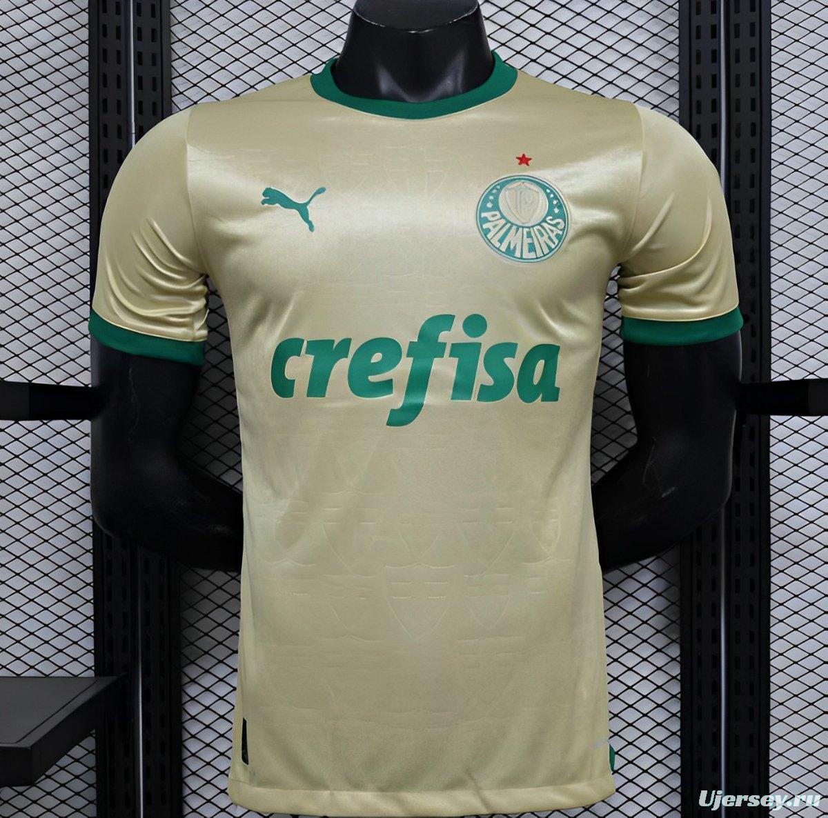 Player Version 24/25 Palmeiras Third Golden Jersey