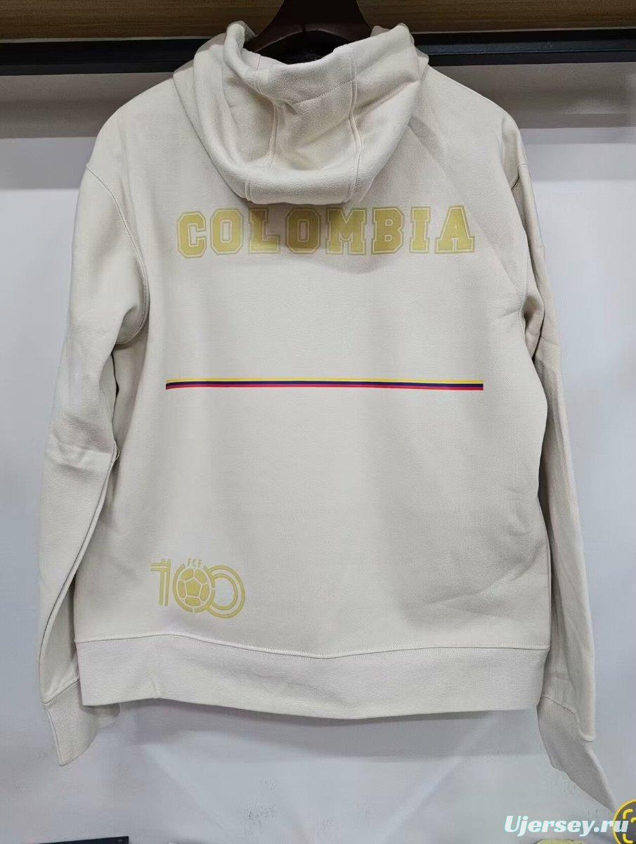 2024 Colombia 100Th Anniversary Sherpa-lined Hoodie 5 Color