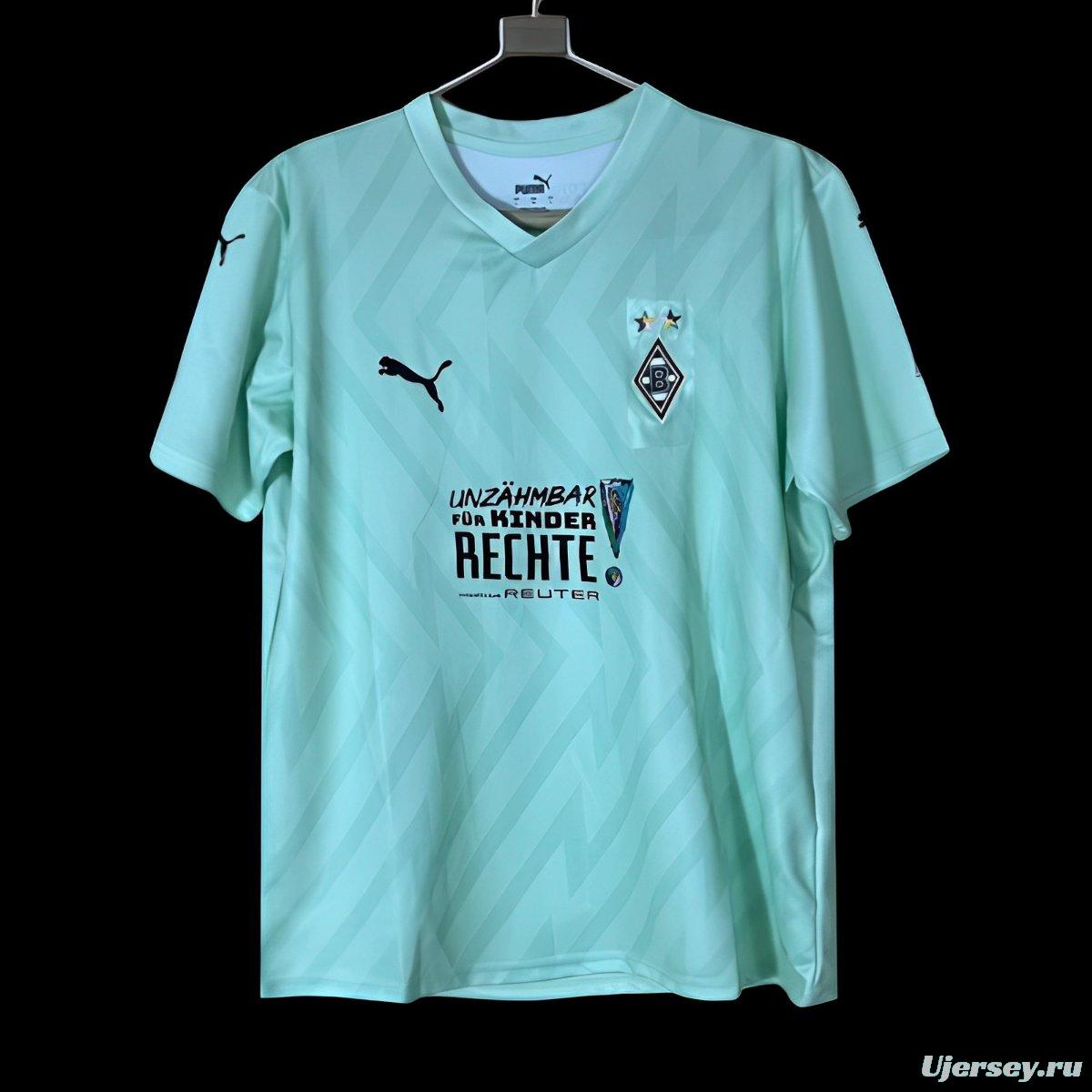 24/25 Borussia Mönchengladbach Children's Rights Special Green Jersey