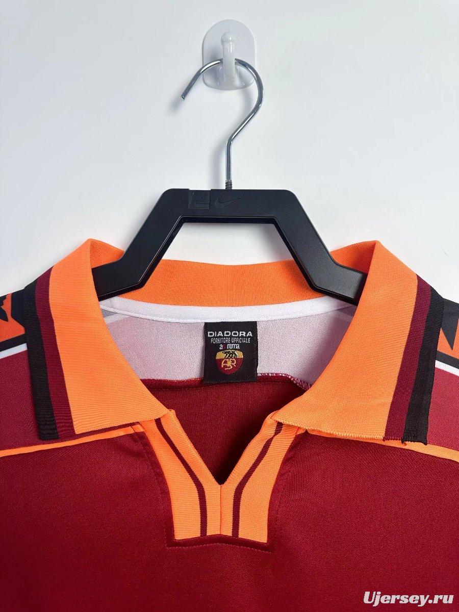 Retro 98/99 Roman Home Long Sleeve Jersey