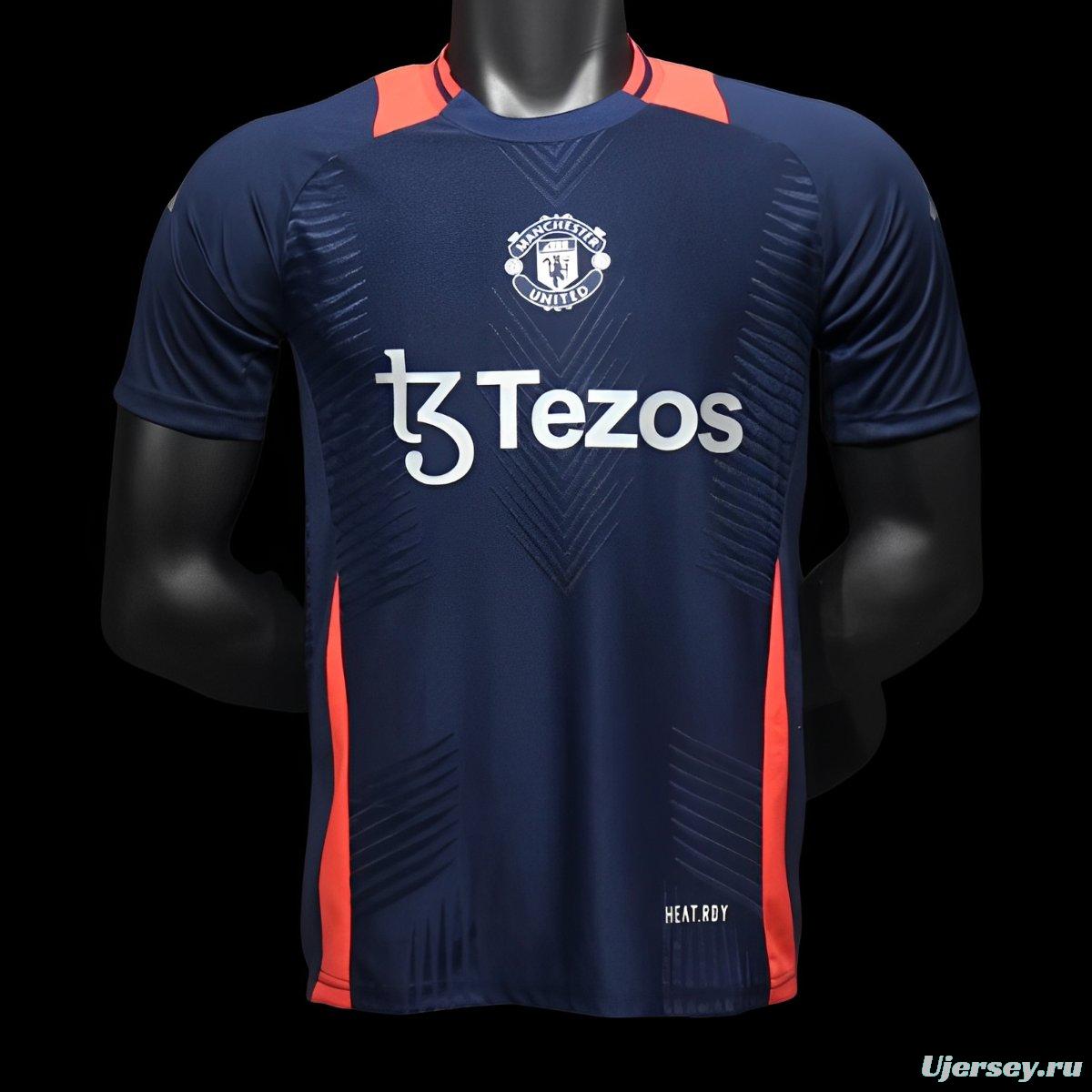 Player Version 24/25 Manchester United Navy Pre-Match Jersey