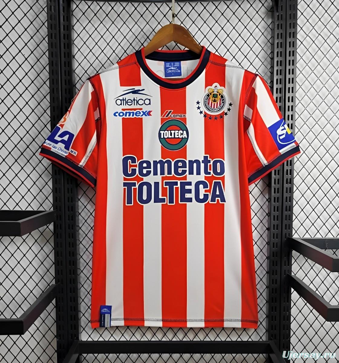 Retro 02/03 Chivas Guadalajara Home Jersey