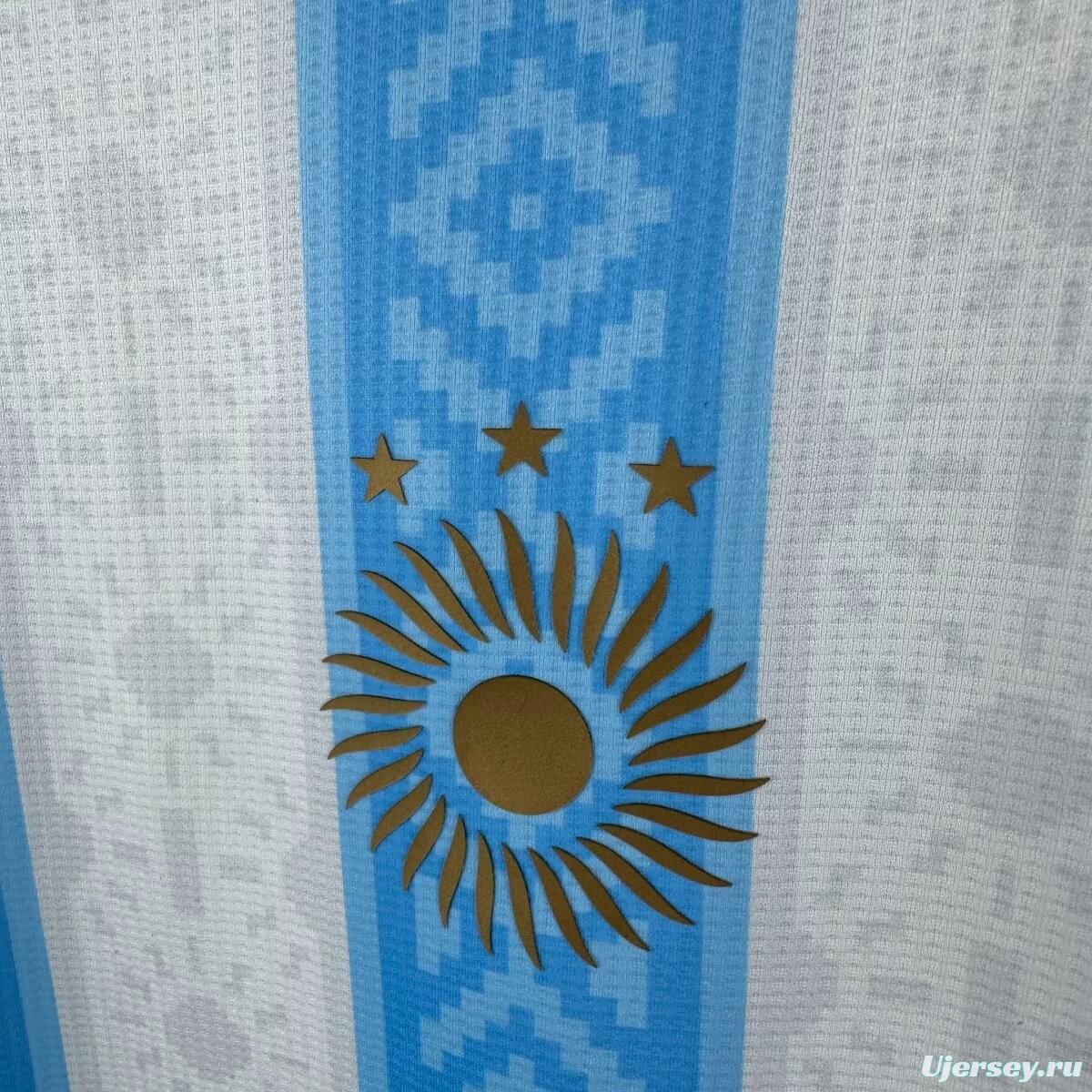 Player Version 2025 Argentina Home Jersey