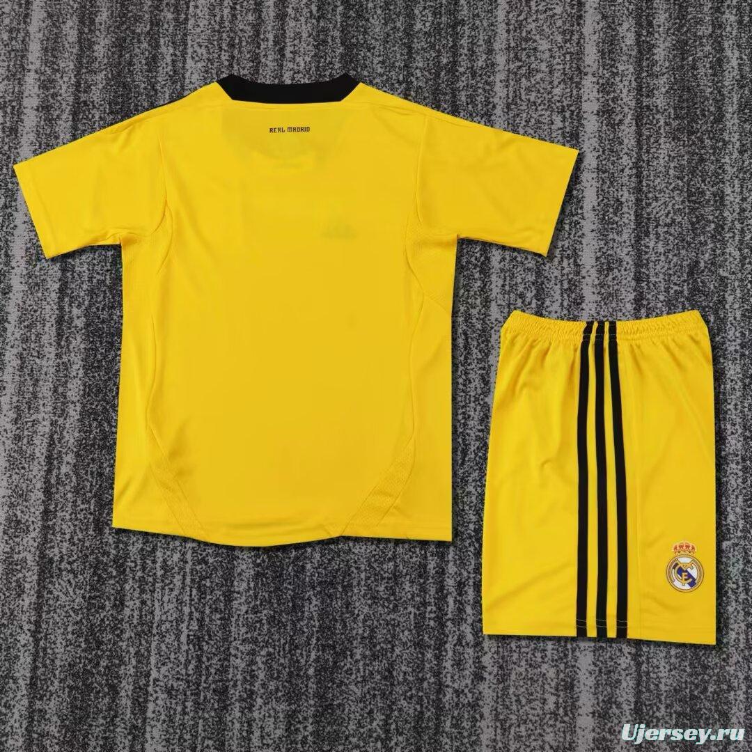 Retro Kids 11/12 Real Madrid Yellow Goalkeeper Jersey