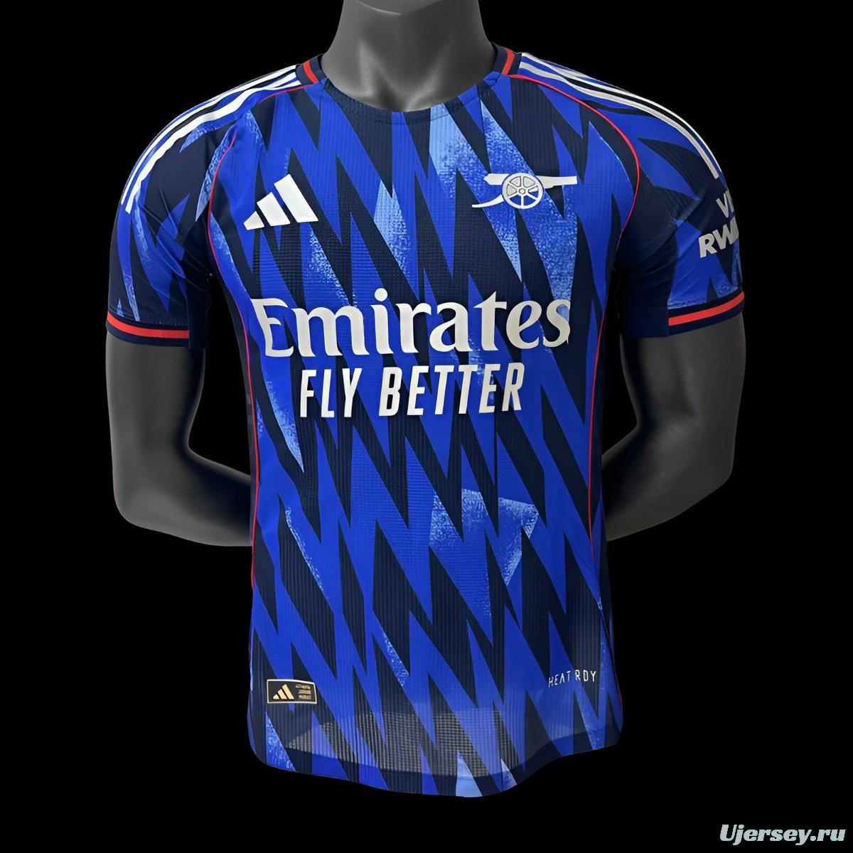 Player Version 25/26 Arsenal Away Blue Jersey