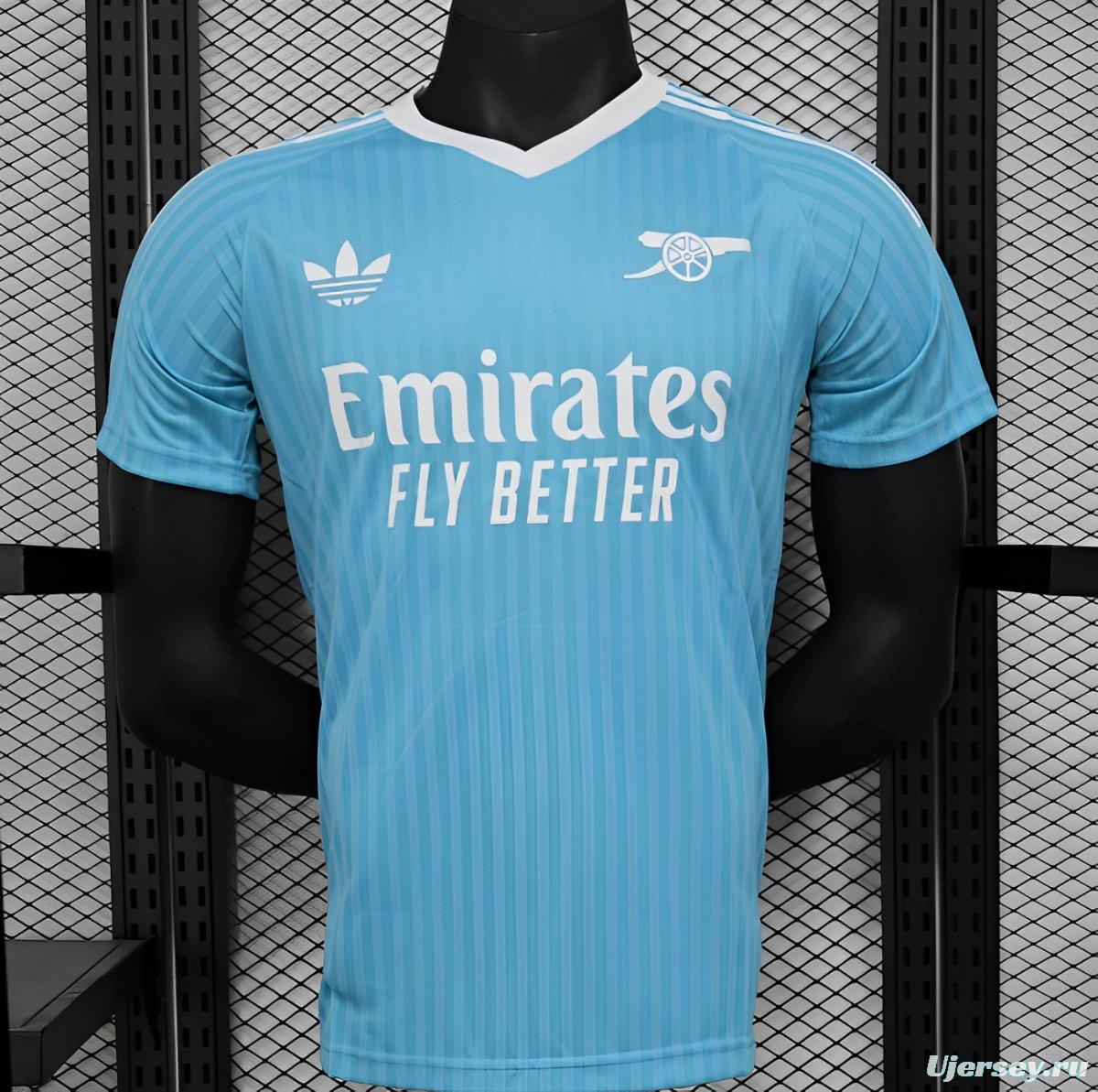 25/26 Player Version Arsenal Adidas Original Special Blue Jersey