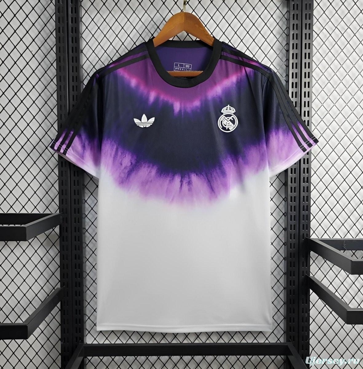 25/26 Real Madrid New Year Purple/White Jersey