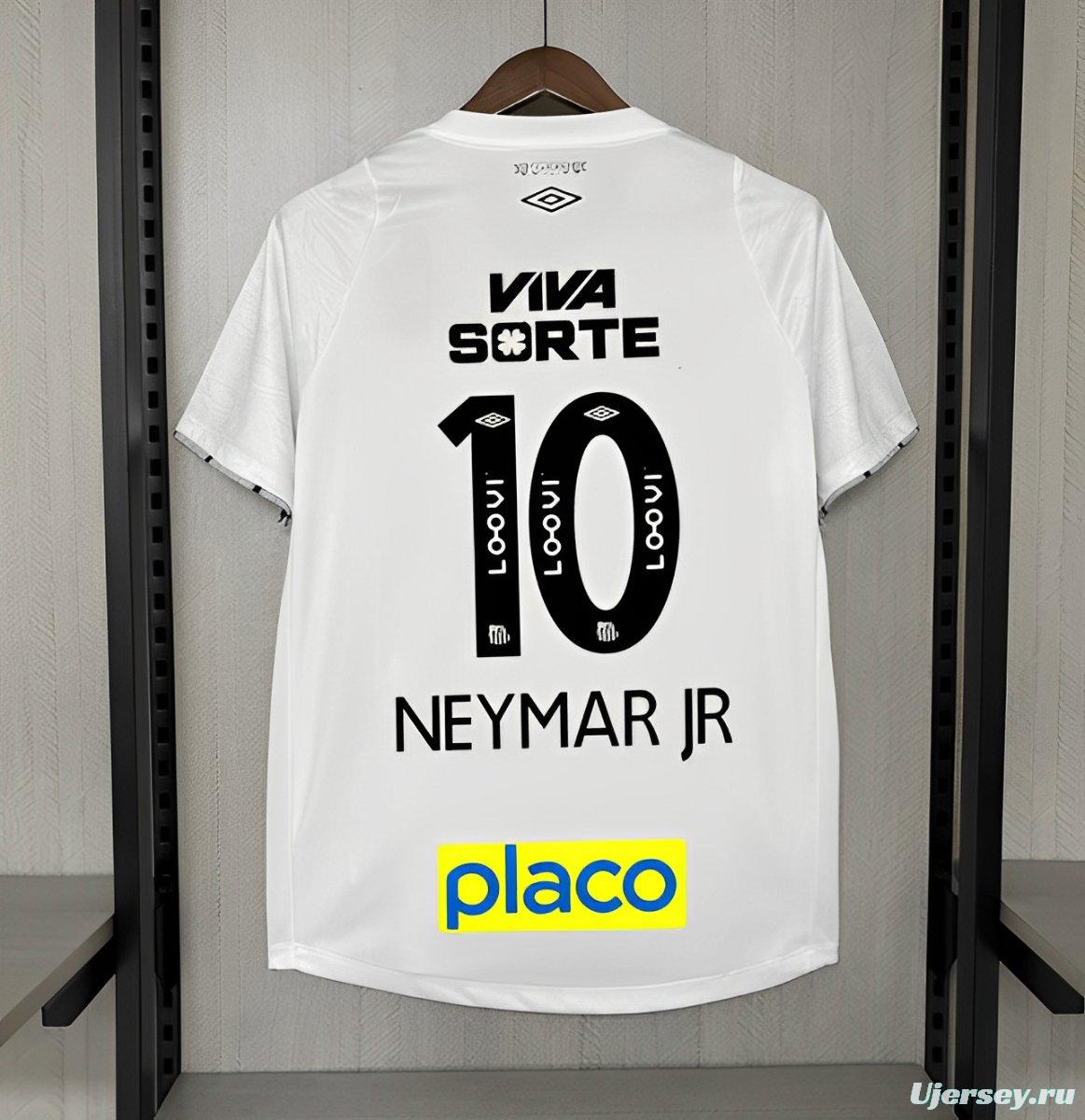 24/25 Santos &amp; Neymar Home S-XXXXL Jersey