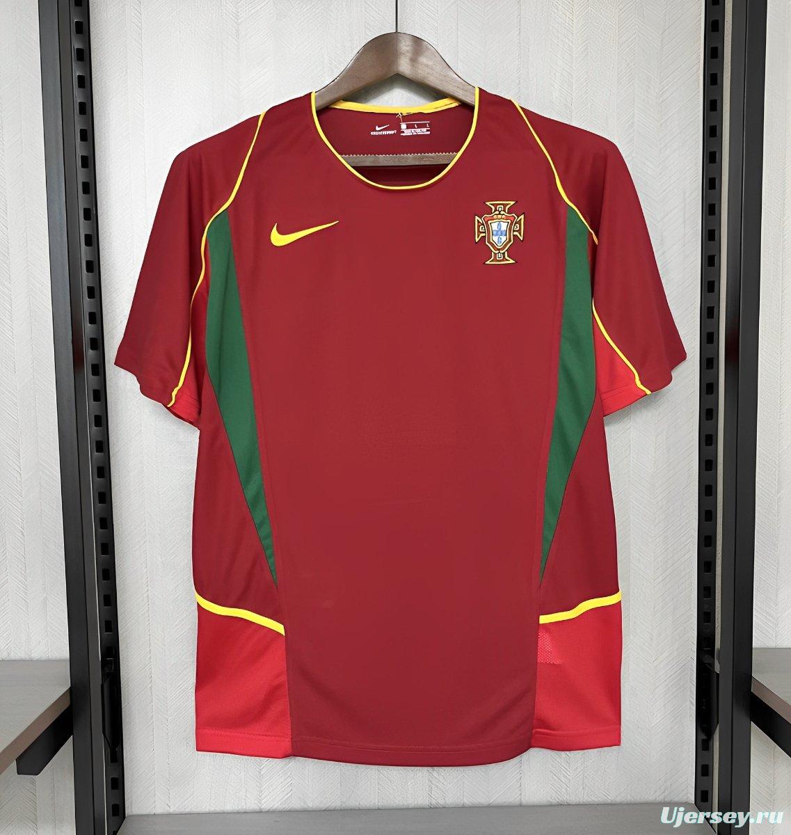 2002 Retro Portugal Home Jersey