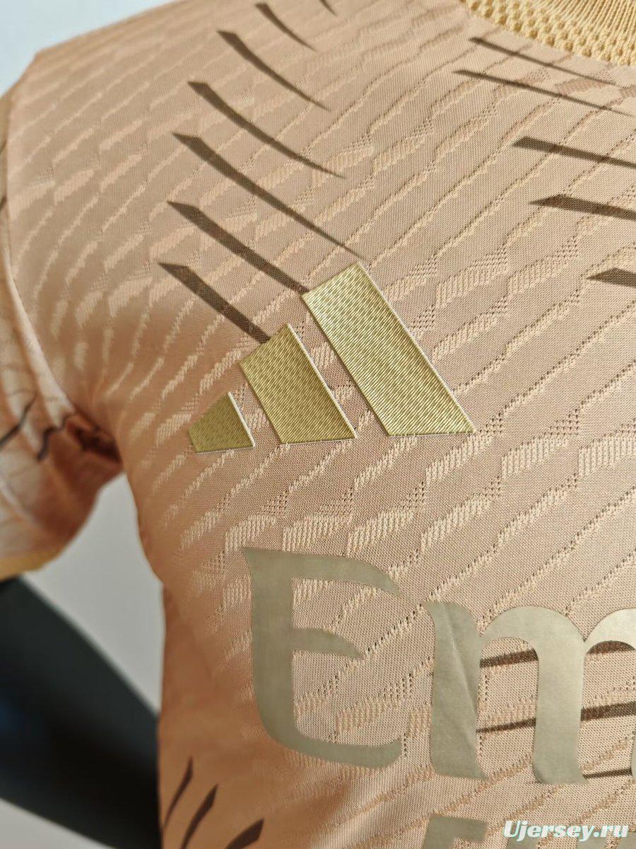 Player Version 24/25 Real Madrid Golden Special Jersey