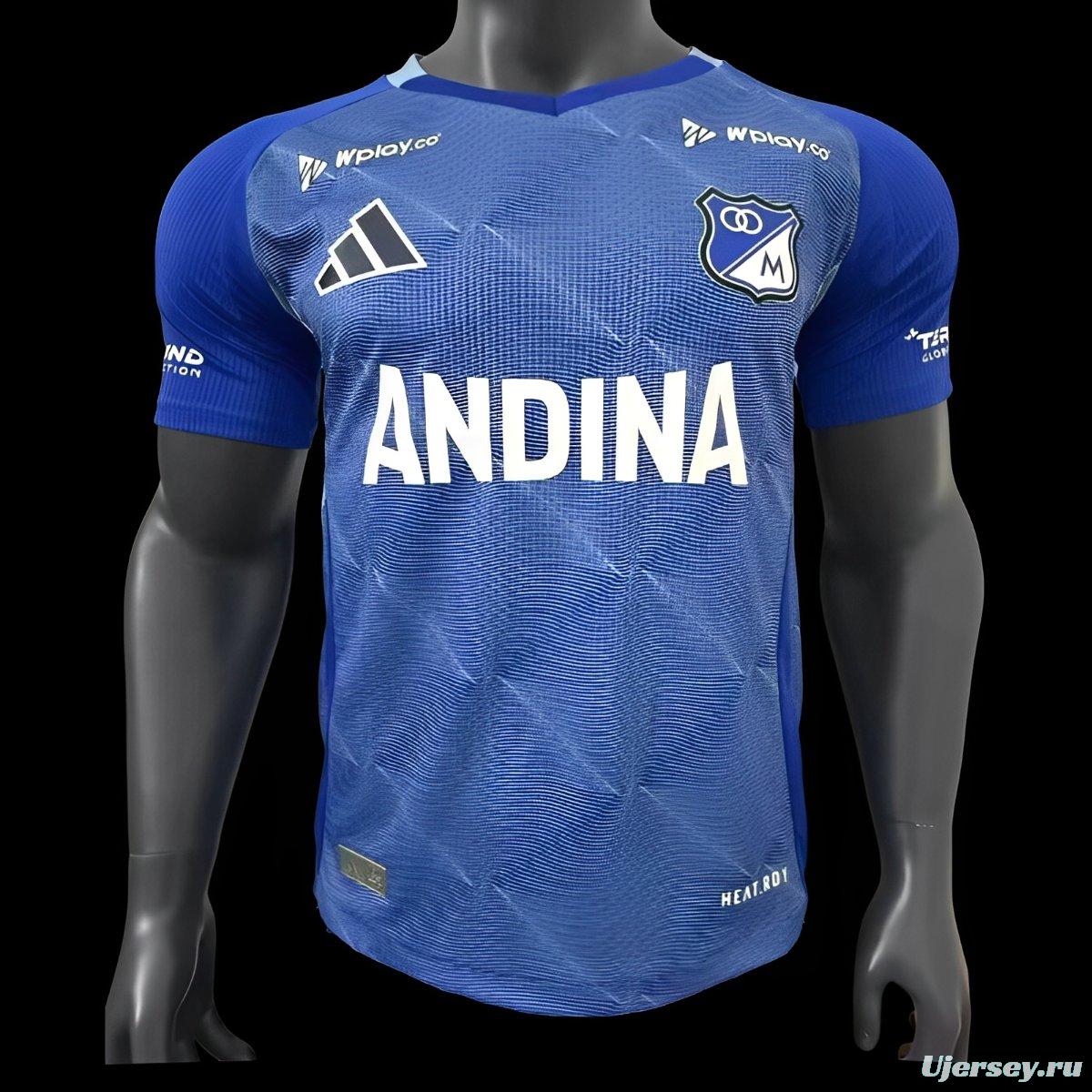 Player Version 25/26 Millonarios Home Jersey