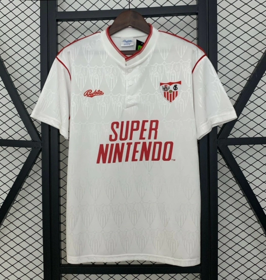 91/92 Retro Sevilla Home Jersey