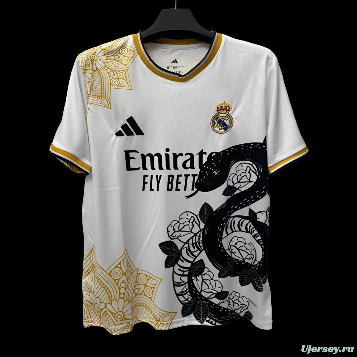 25/26 Real Madrid Purple Special Snake Pattern Jersey