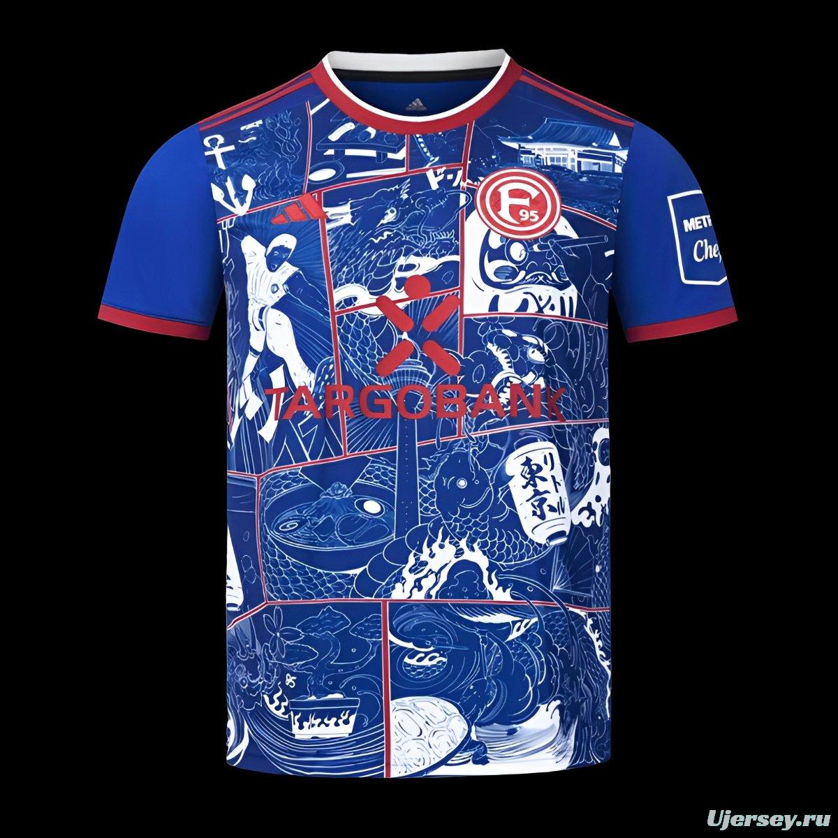 24/25 Fortuna Düsseldorf Daruma Blue Jersey