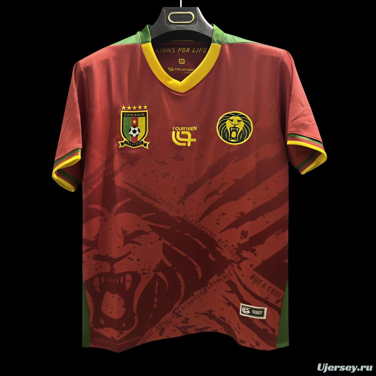 2025 Cameroon Wine Pre-Match Jersey