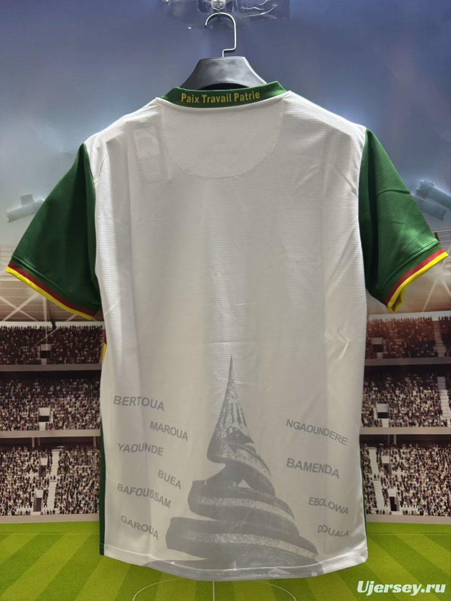 2025 Cameroon Third WHITE Jersey