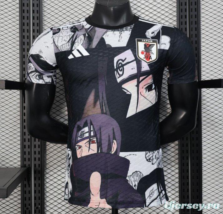 Player Version 2025 Japan Black with Anime Character Pattern Jersey