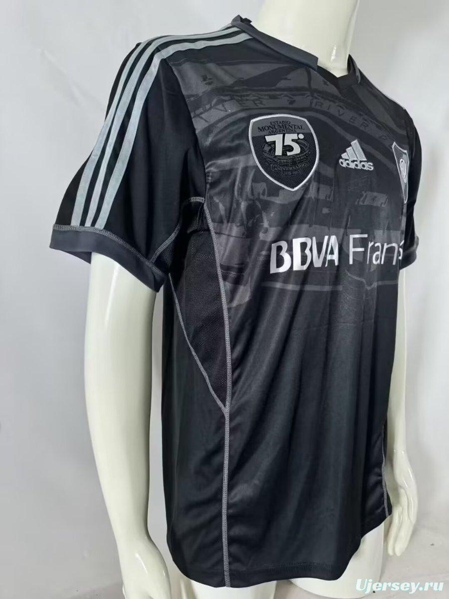 Retro 13/14 River Plate 75Th Anniversary Black Jersey