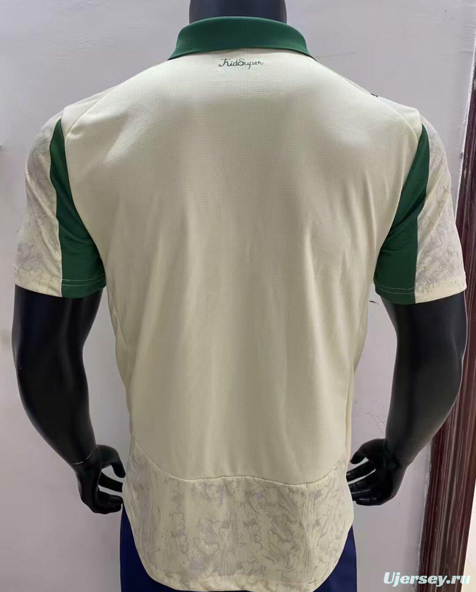 25/26 Palmeiras Off-White with Green Accents Jersey
