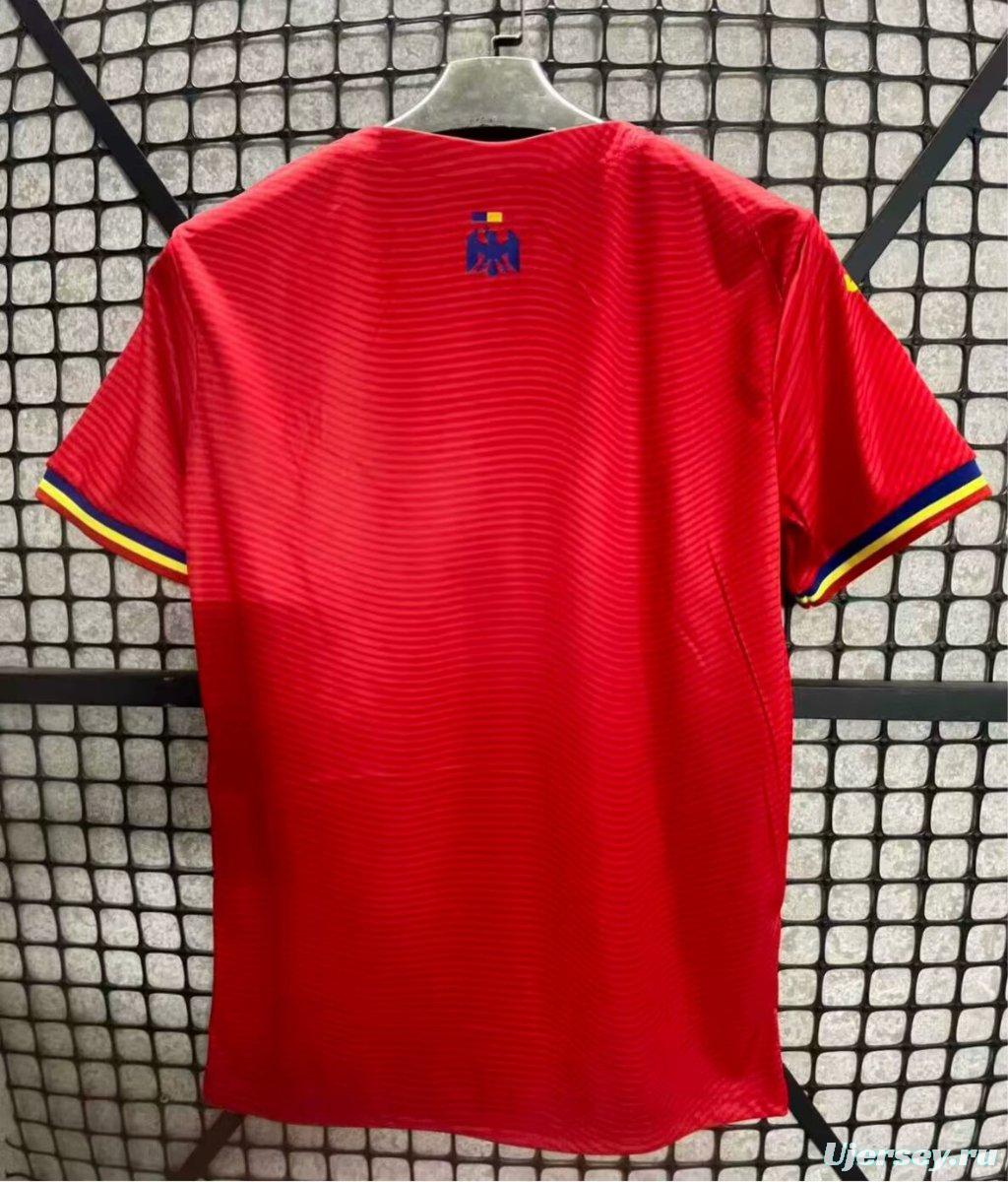 2025 Romania Away Red Jersey