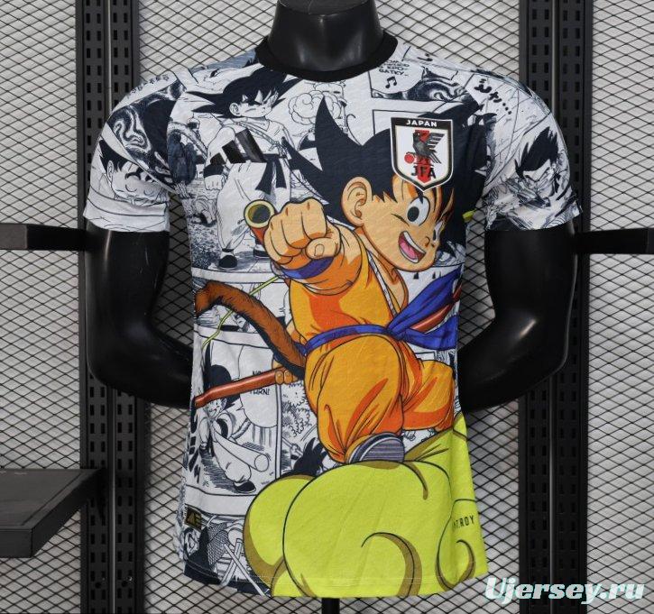 Player Version 2025 Japan White with Dragon Ball Manga Jersey
