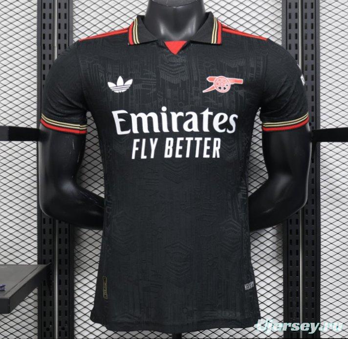 Player Version 25/26 Arsenal Black POLO Jersey