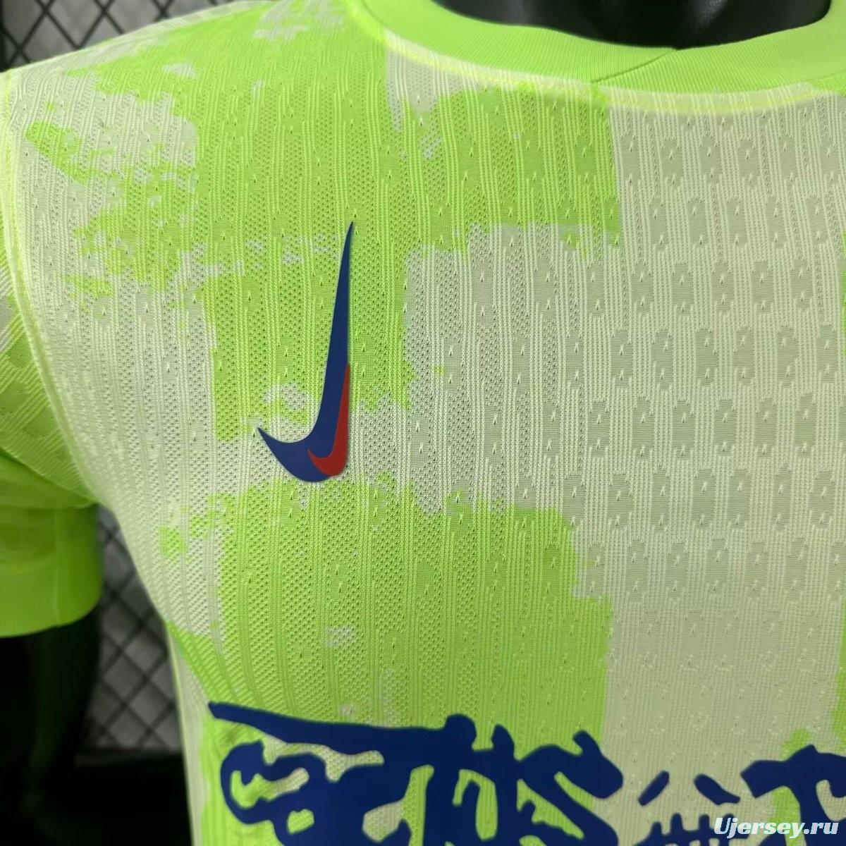 24/25 Barcelona x Travis Scott Third Green Jersey