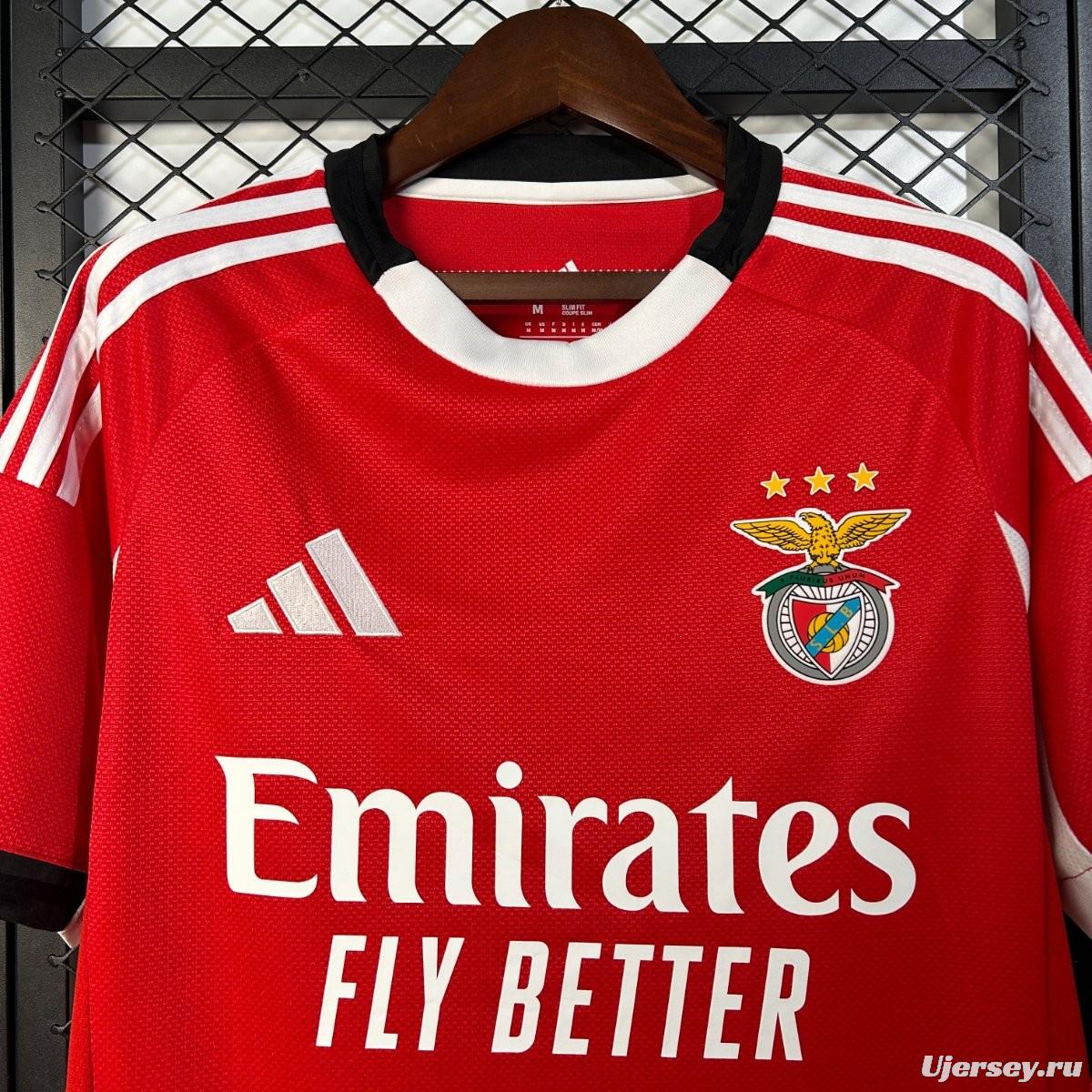 25/26 Benfica Home Jersey