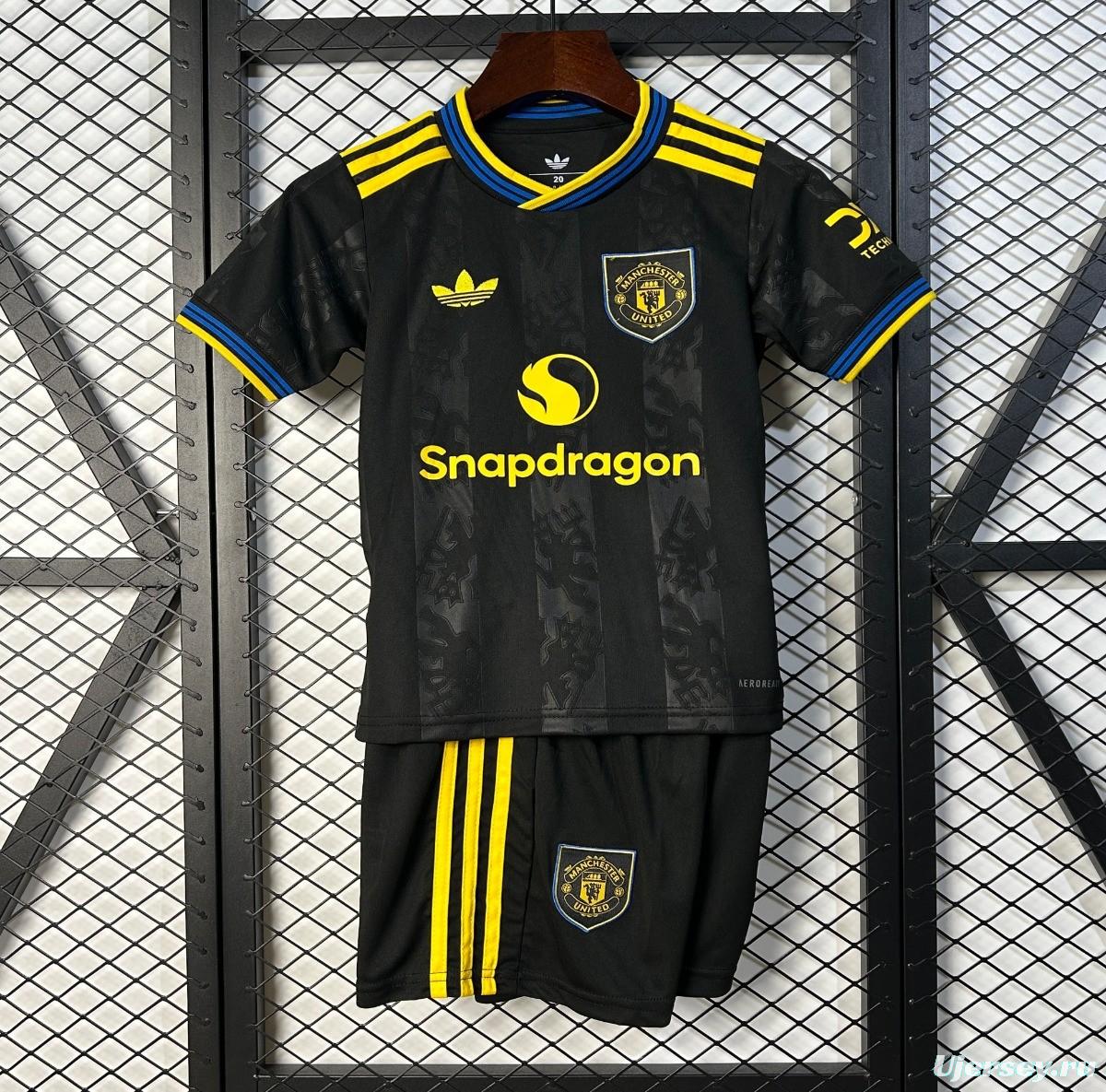 25/26 Kids Manchester United THIRD Size 16-28 Jersey