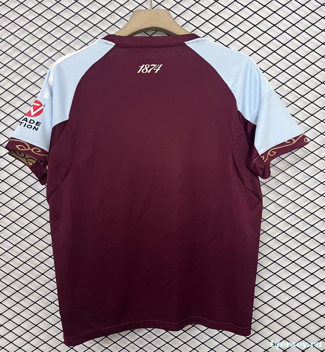 25/26 Aston Villa Home Jersey