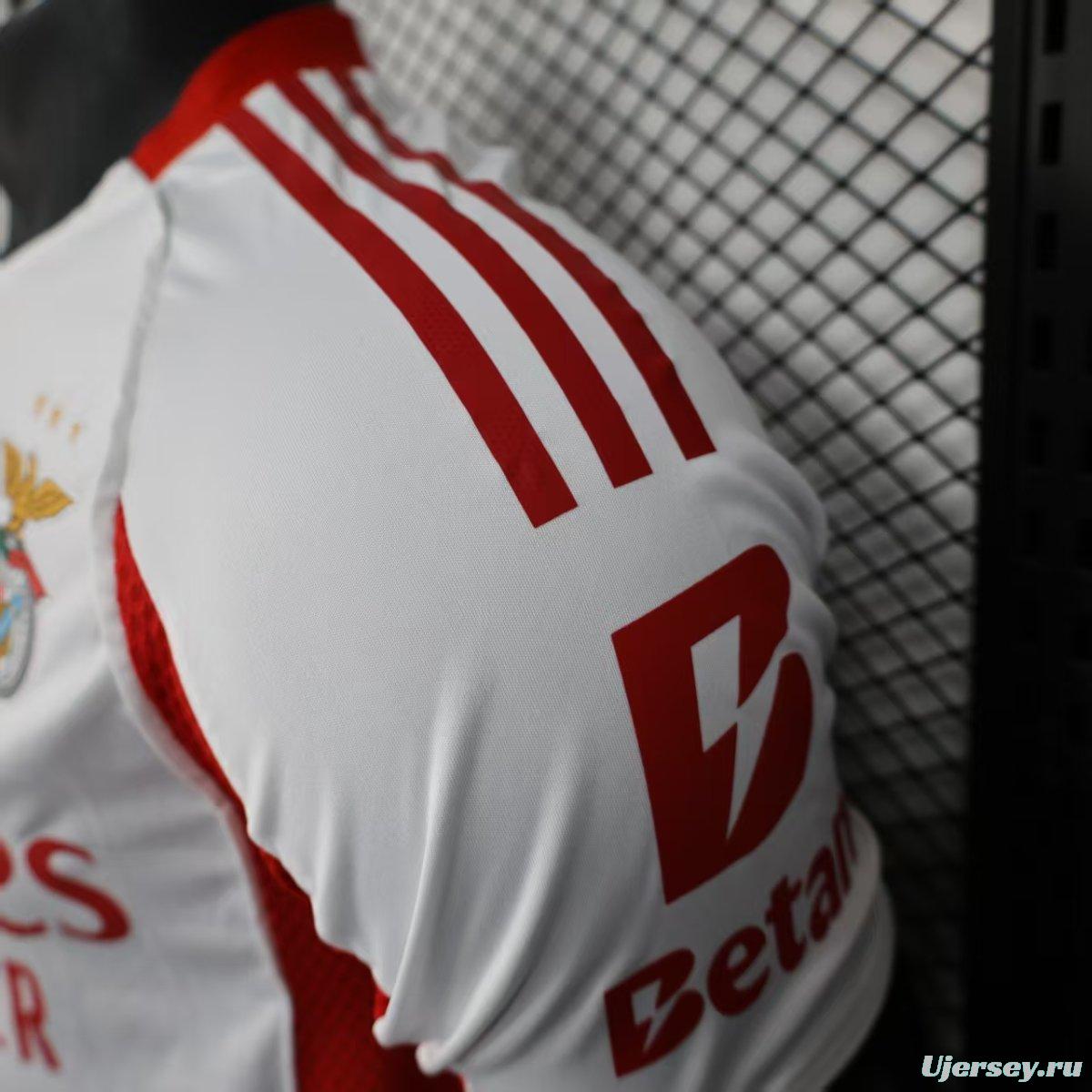 Player Version 25/26 Benfica Third WHITE Jersey