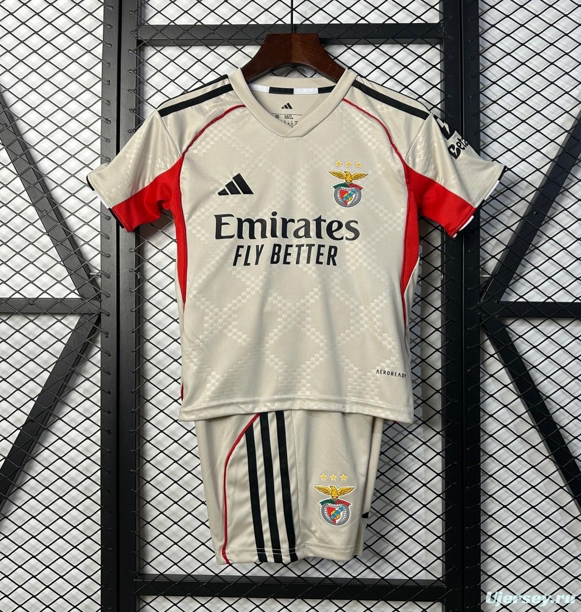 25/26 Kids Benfica Away Jersey