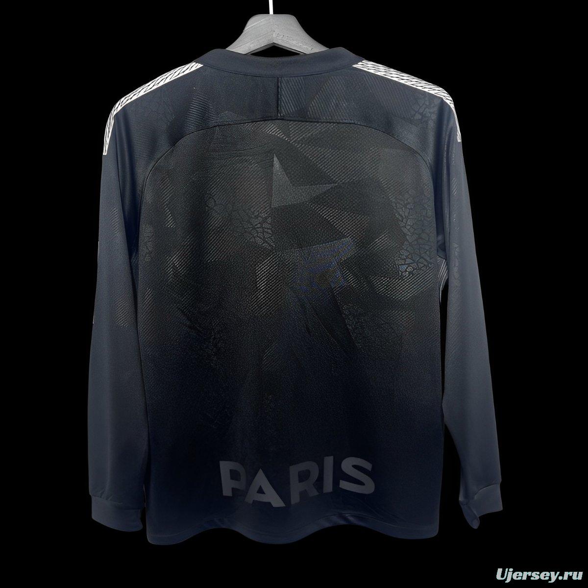 Retro 17/18 PSG Third Long Sleeve Jersey