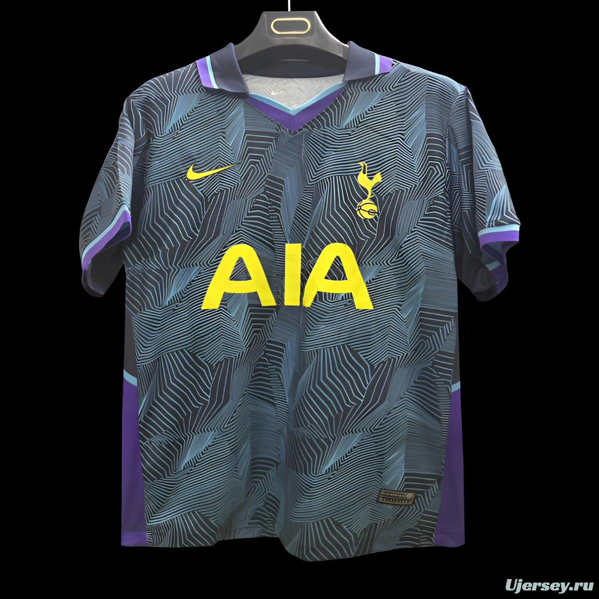 25/26 Tottenham Grey with Geometric Pattern Jersey