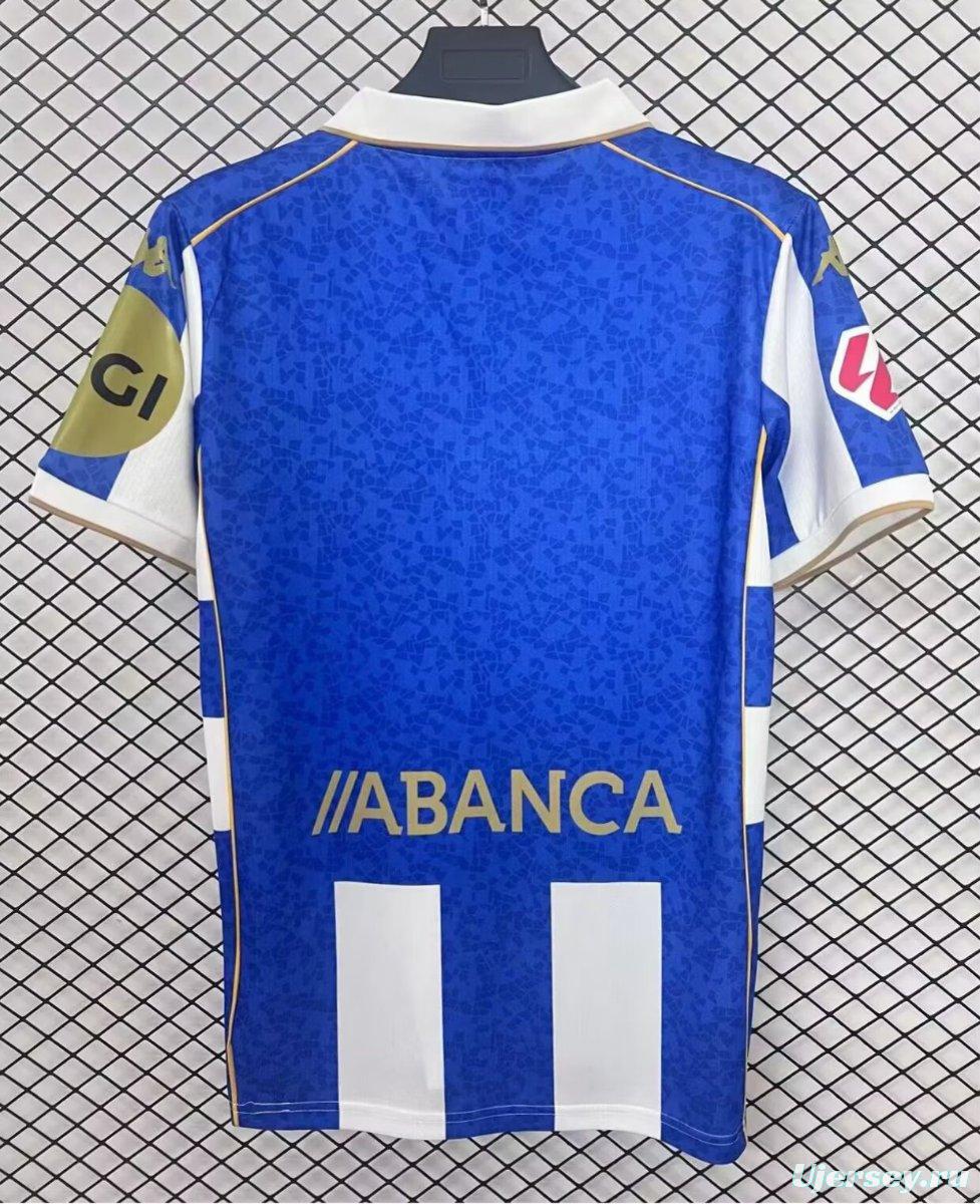 25/26 Deportivo de La Coruna Home Jersey