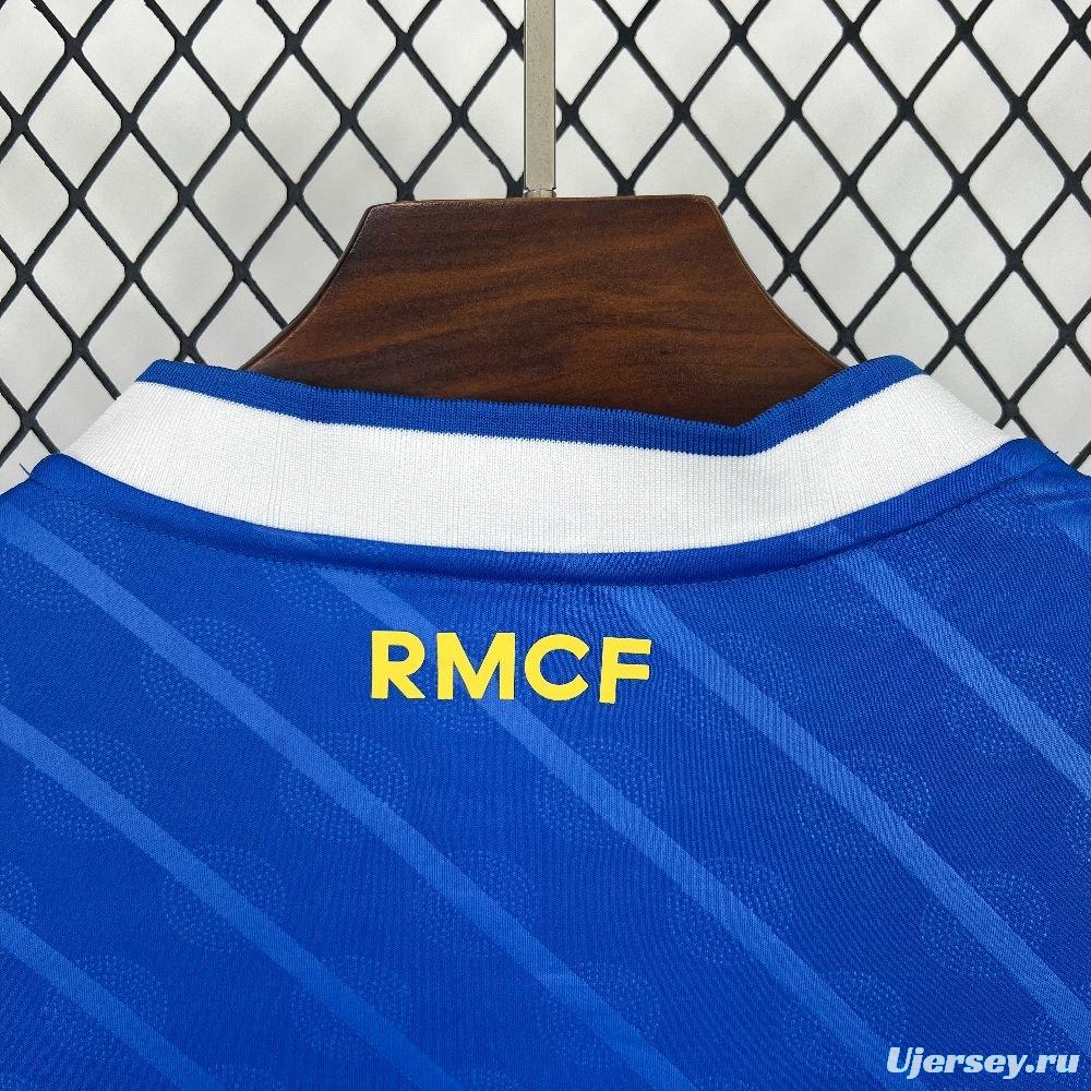 25/26 Real Madrid Third Blue Long Sleeve Jersey