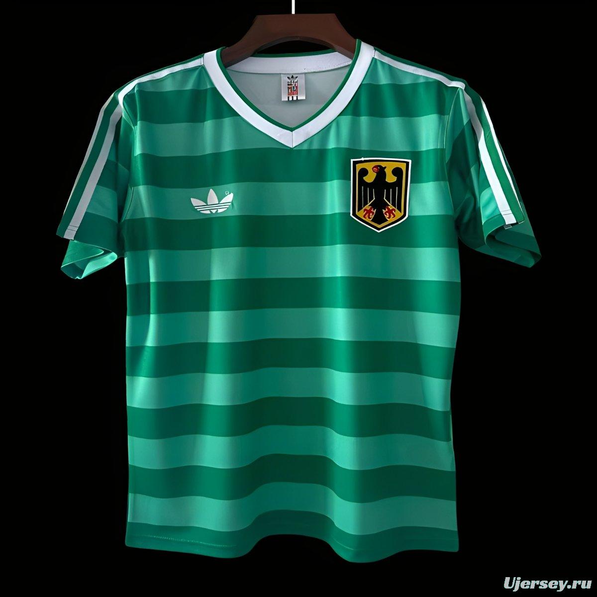 Retro 1984 Germany Away Green Jersey