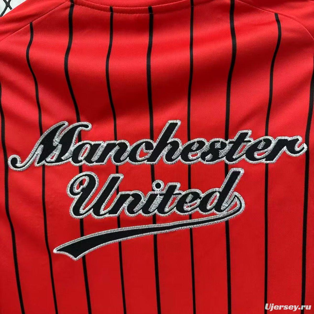 25/26 Manchester United US Pack Baseball Jersey