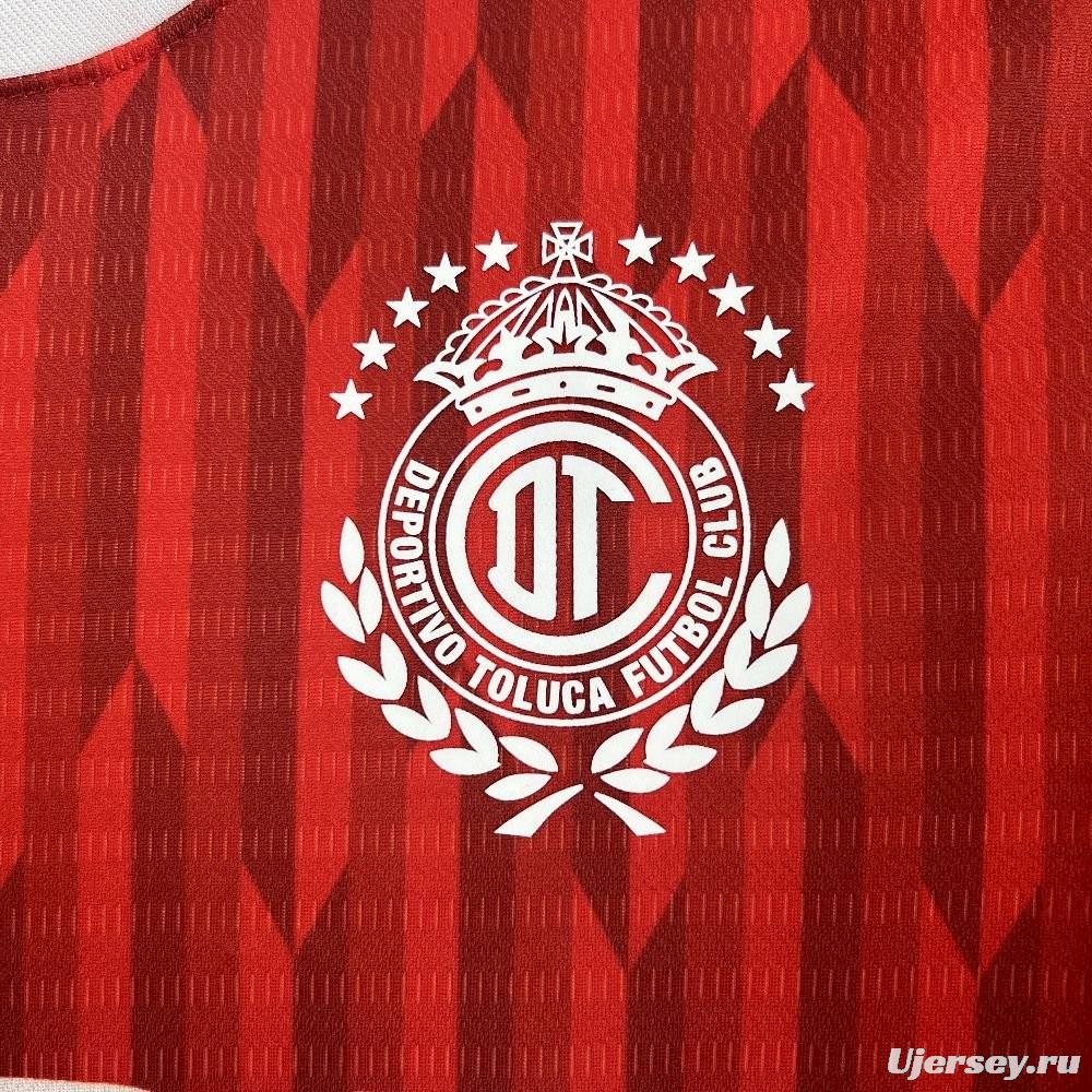 25/26 Deportivo Toluca Home Jersey