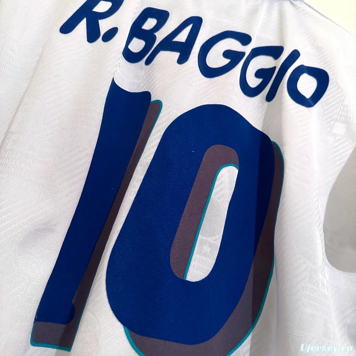 Retro 1994 Italy Diadora Player Special Training  Roberto Baggio Jersey