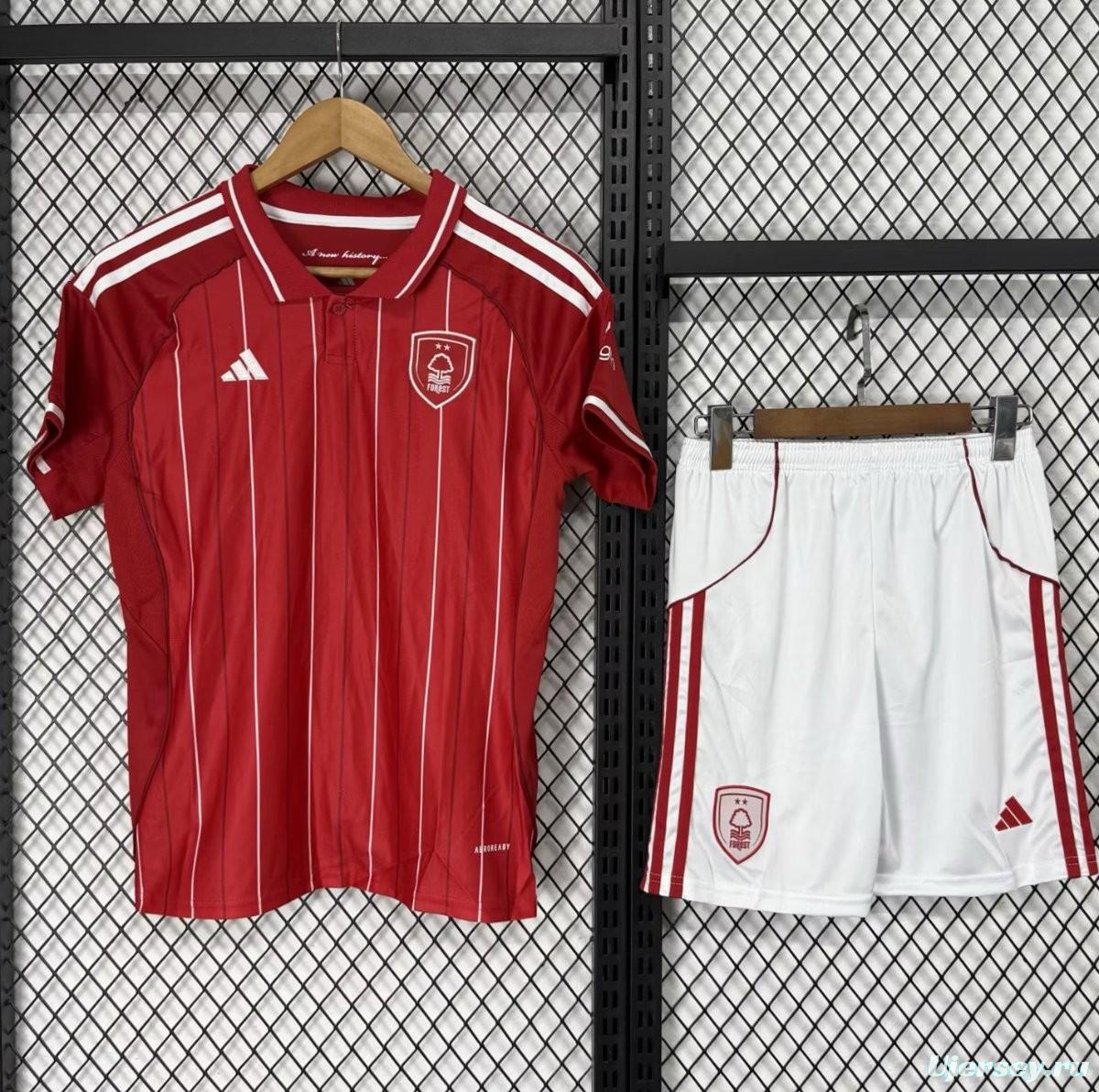 25/26 Kids Nottingham Forest Home Jersey