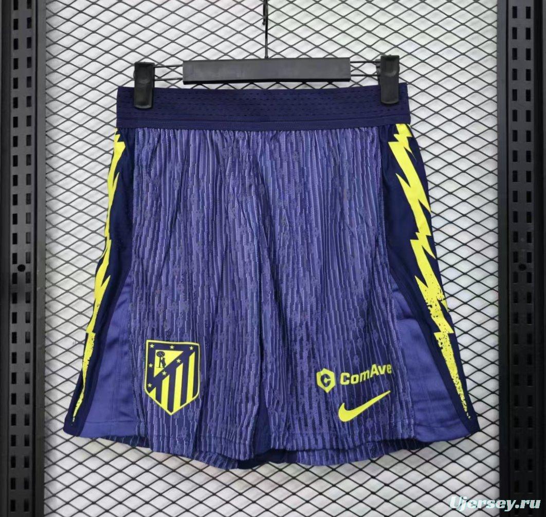 Player Version 25/26 Atletico Madrid Away Shorts
