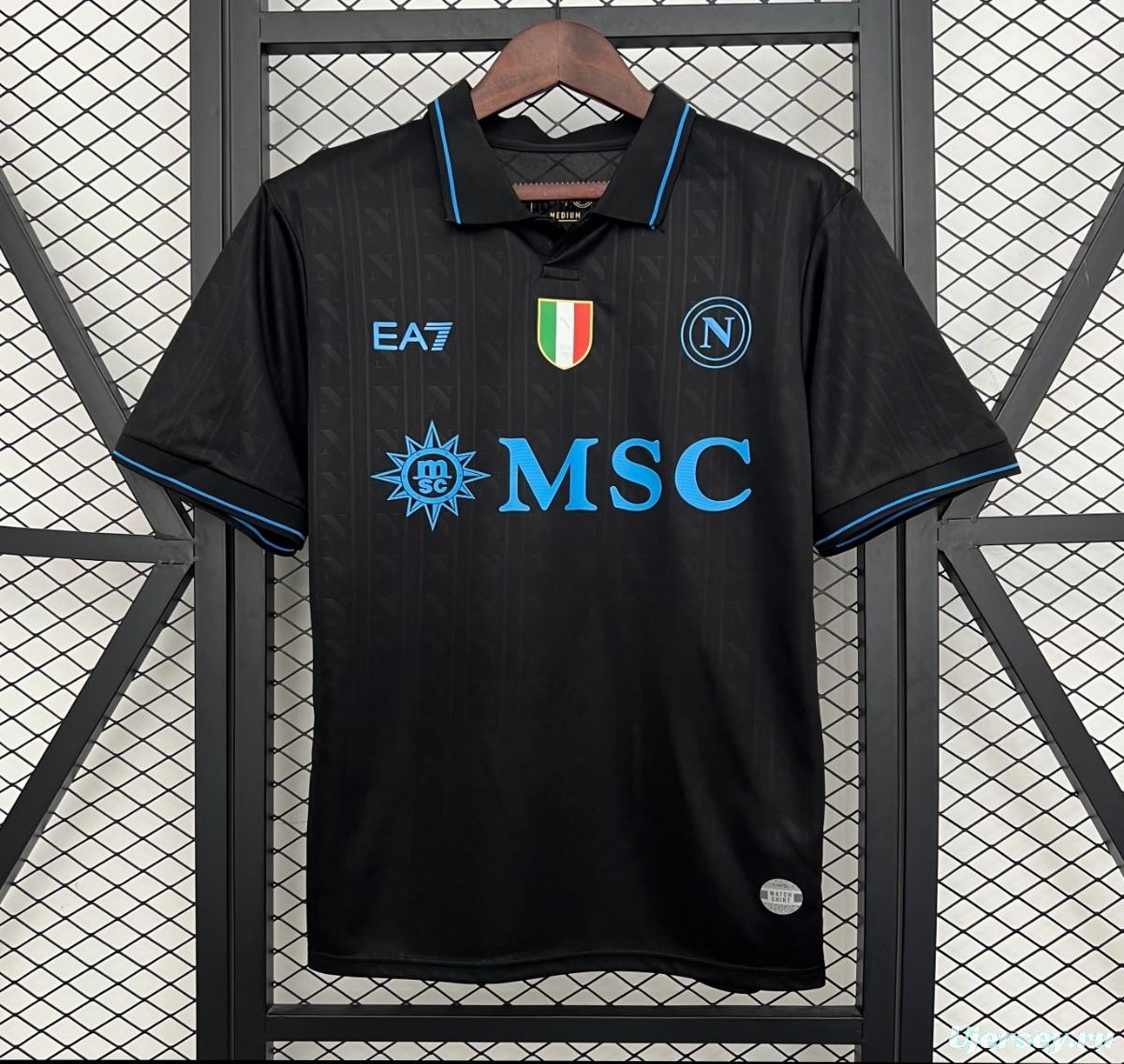 25/26 Napoli Third Black Jersey