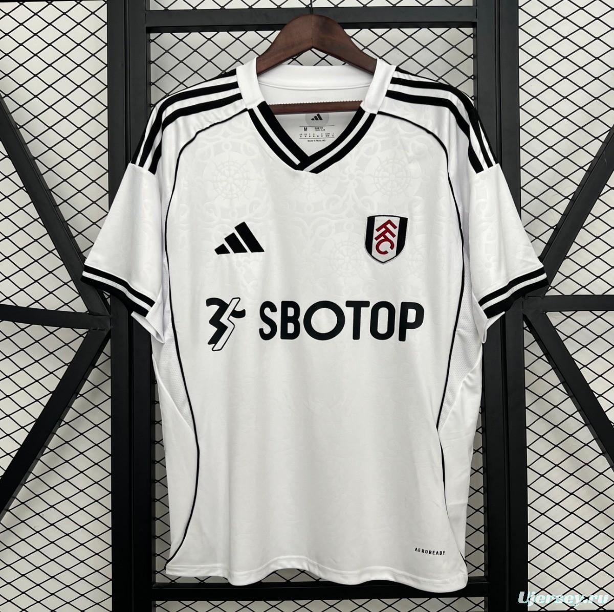 25/26 Fulham Home Jersey
