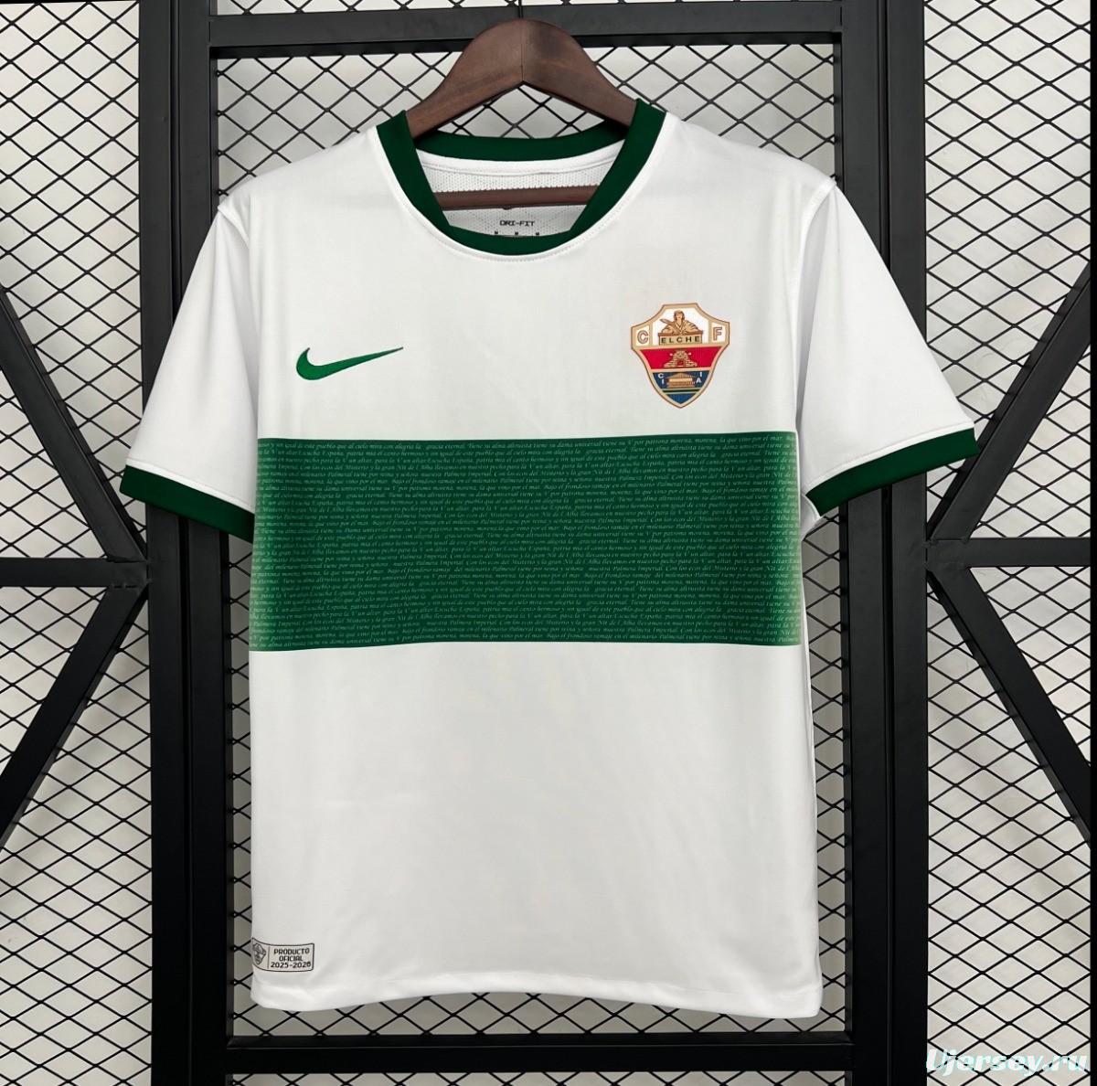 25/26 Elche Home Jersey